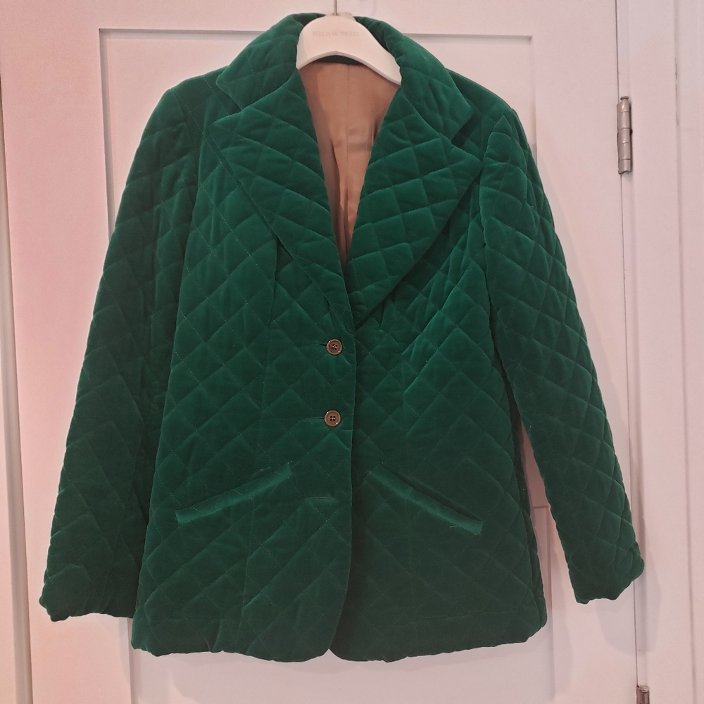 COPY - MR Z FRANCISCO Puffer Velvet Blazer